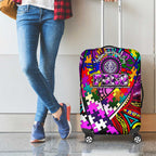 Autism Awareness Australia Fremantle Freo Luggage Cover Aboriginal Indigenous Art