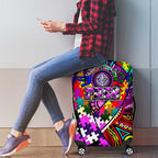 Autism Awareness Australia Fremantle Freo Luggage Cover Aboriginal Indigenous Art