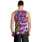 Autism Awareness Australia Fremantle Freo Men Tank Top Aboriginal Indigenous Art