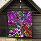 Autism Awareness Australia Fremantle Freo Quilt Aboriginal Indigenous Art