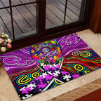 Autism Awareness Australia Fremantle Freo Rubber Doormat Aboriginal Indigenous Art
