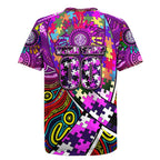 Autism Awareness Australia Fremantle Freo Rugby Jersey Aboriginal Indigenous Art