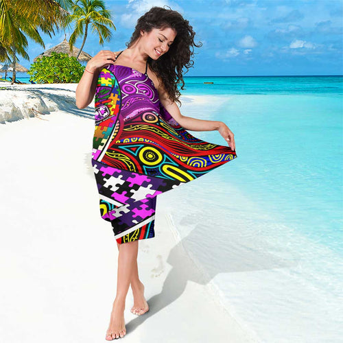 Autism Awareness Australia Fremantle Freo Sarong Aboriginal Indigenous Art
