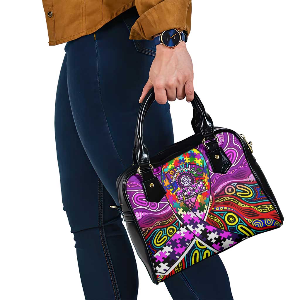 Autism Awareness Australia Fremantle Freo Shoulder Handbag Aboriginal Indigenous Art