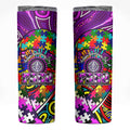 Autism Awareness Australia Fremantle Freo Skinny Tumbler Aboriginal Indigenous Art