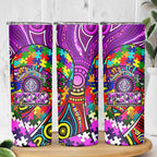 Autism Awareness Australia Fremantle Freo Skinny Tumbler Aboriginal Indigenous Art