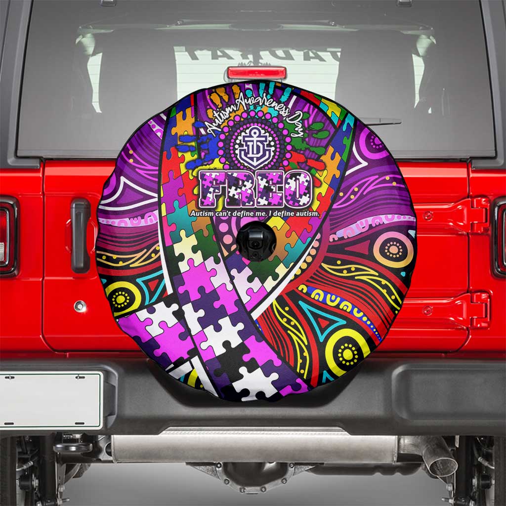 Autism Awareness Australia Fremantle Freo Spare Tire Cover Aboriginal Indigenous Art