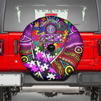 Autism Awareness Australia Fremantle Freo Spare Tire Cover Aboriginal Indigenous Art