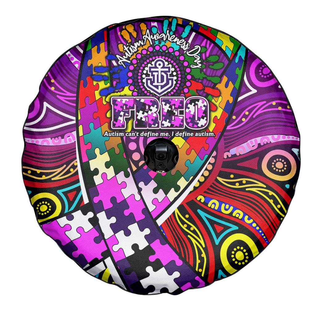 Autism Awareness Australia Fremantle Freo Spare Tire Cover Aboriginal Indigenous Art