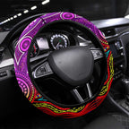 Autism Awareness Australia Fremantle Freo Steering Wheel Cover Aboriginal Indigenous Art