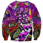 Autism Awareness Australia Fremantle Freo Sweatshirt Aboriginal Indigenous Art