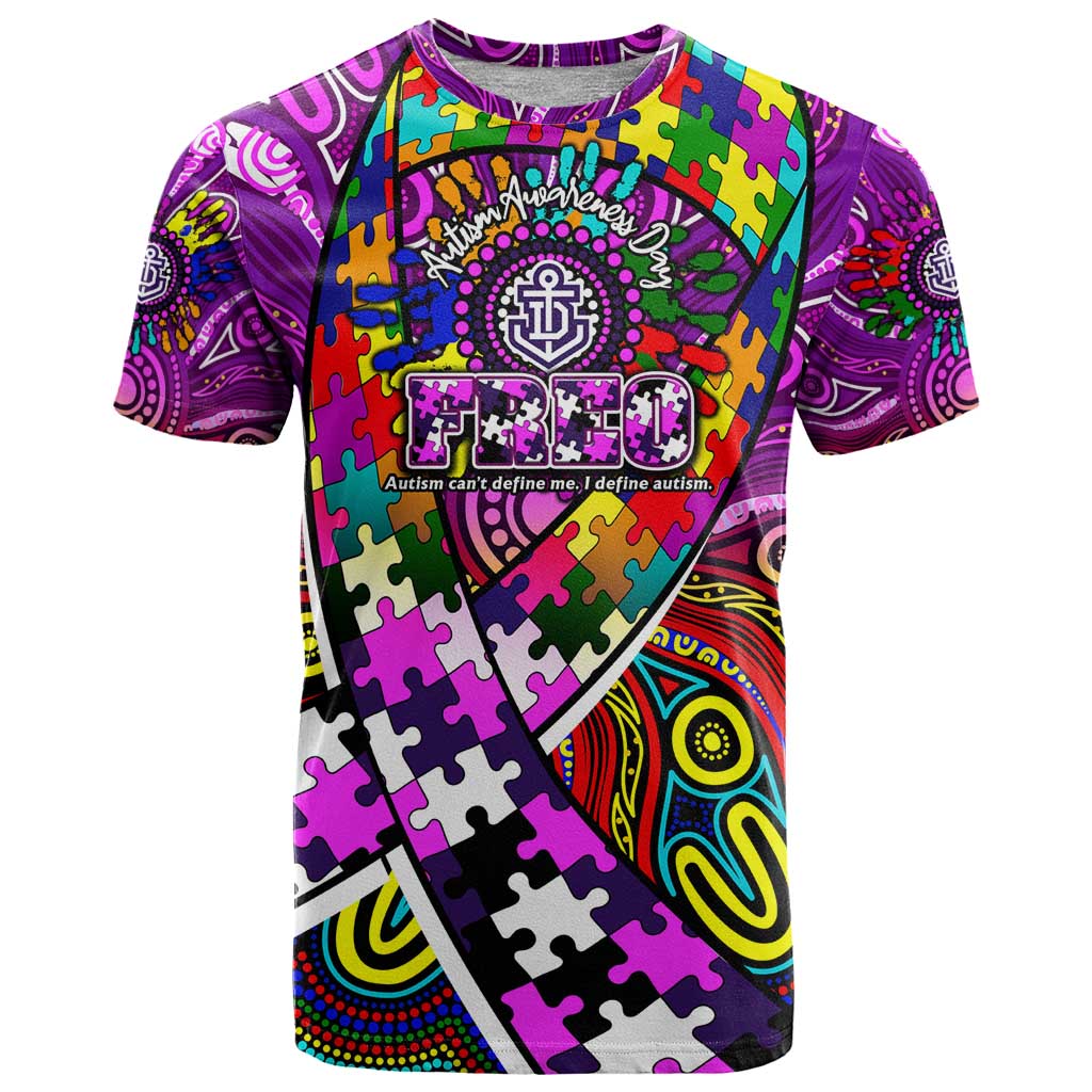 Autism Awareness Australia Fremantle Freo T Shirt Aboriginal Indigenous Art