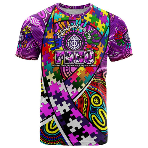 Autism Awareness Australia Fremantle Freo T Shirt Aboriginal Indigenous Art