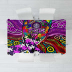 Autism Awareness Australia Fremantle Freo Tablecloth Aboriginal Indigenous Art