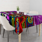 Autism Awareness Australia Fremantle Freo Tablecloth Aboriginal Indigenous Art