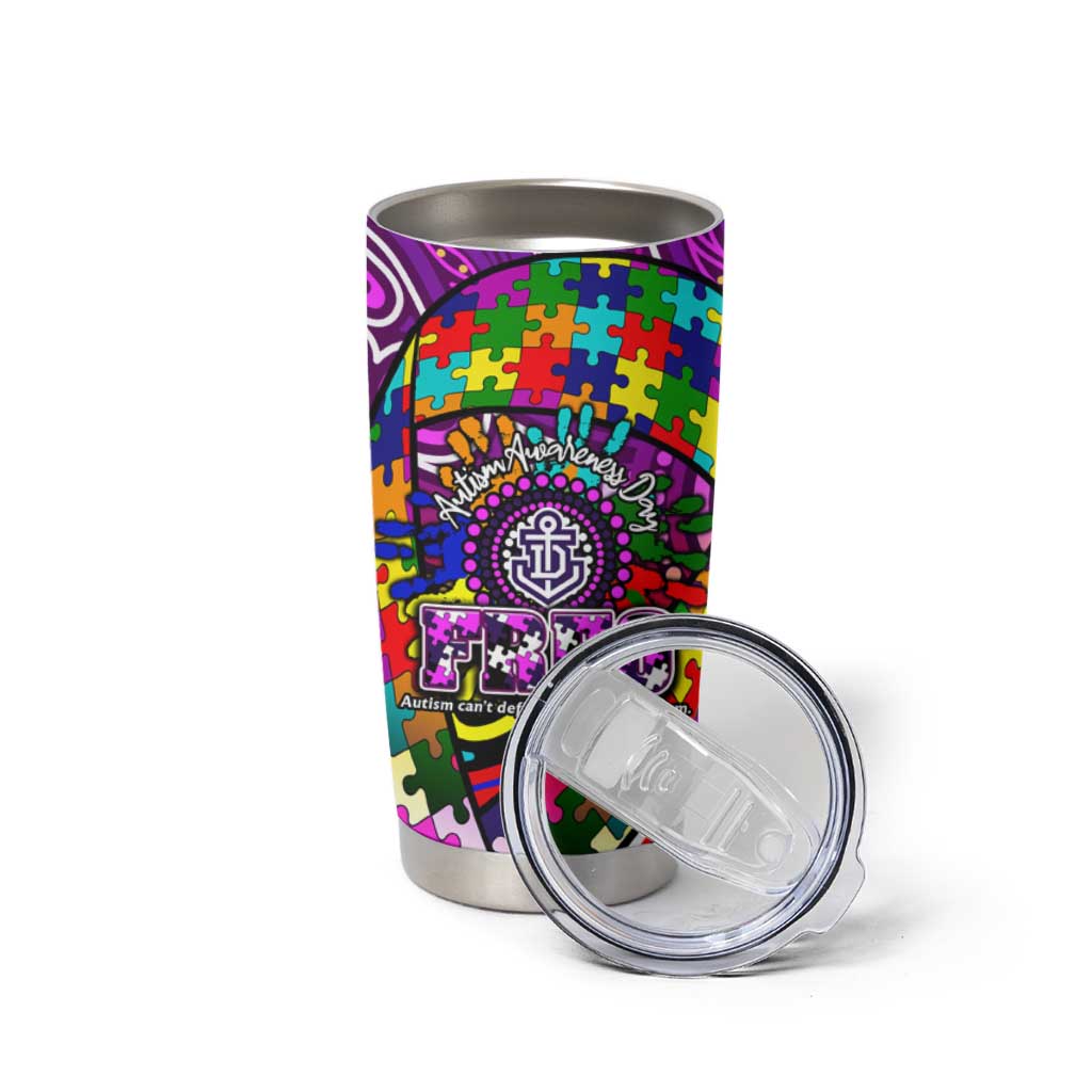 Autism Awareness Australia Fremantle Freo Tumbler Cup Aboriginal Indigenous Art