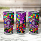 Autism Awareness Australia Fremantle Freo Tumbler Cup Aboriginal Indigenous Art