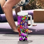 Autism Awareness Australia Fremantle Freo Tumbler With Handle Aboriginal Indigenous Art