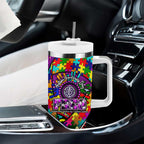 Autism Awareness Australia Fremantle Freo Tumbler With Handle Aboriginal Indigenous Art