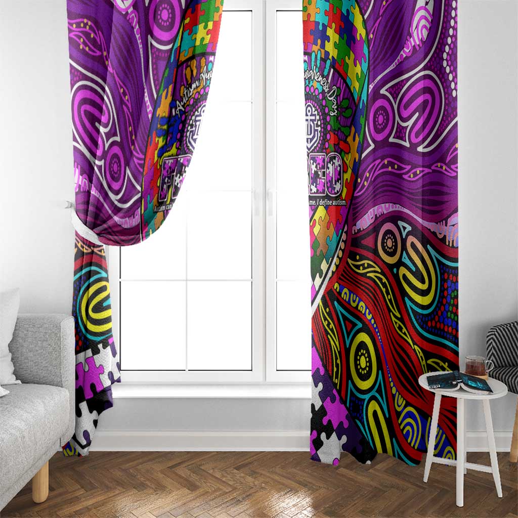 Autism Awareness Australia Fremantle Freo Window Curtain Aboriginal Indigenous Art