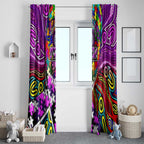 Autism Awareness Australia Fremantle Freo Window Curtain Aboriginal Indigenous Art