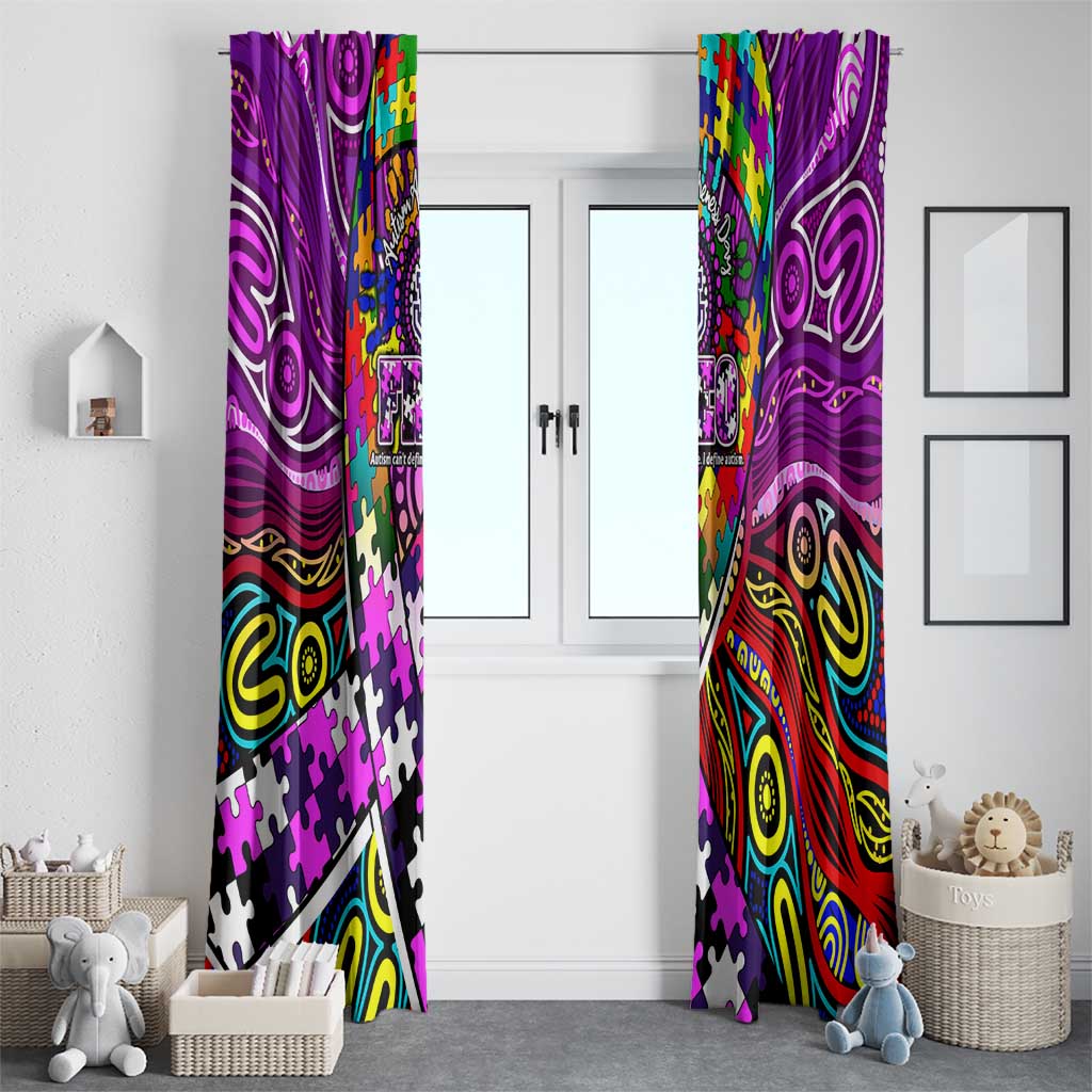 Autism Awareness Australia Fremantle Freo Window Curtain Aboriginal Indigenous Art