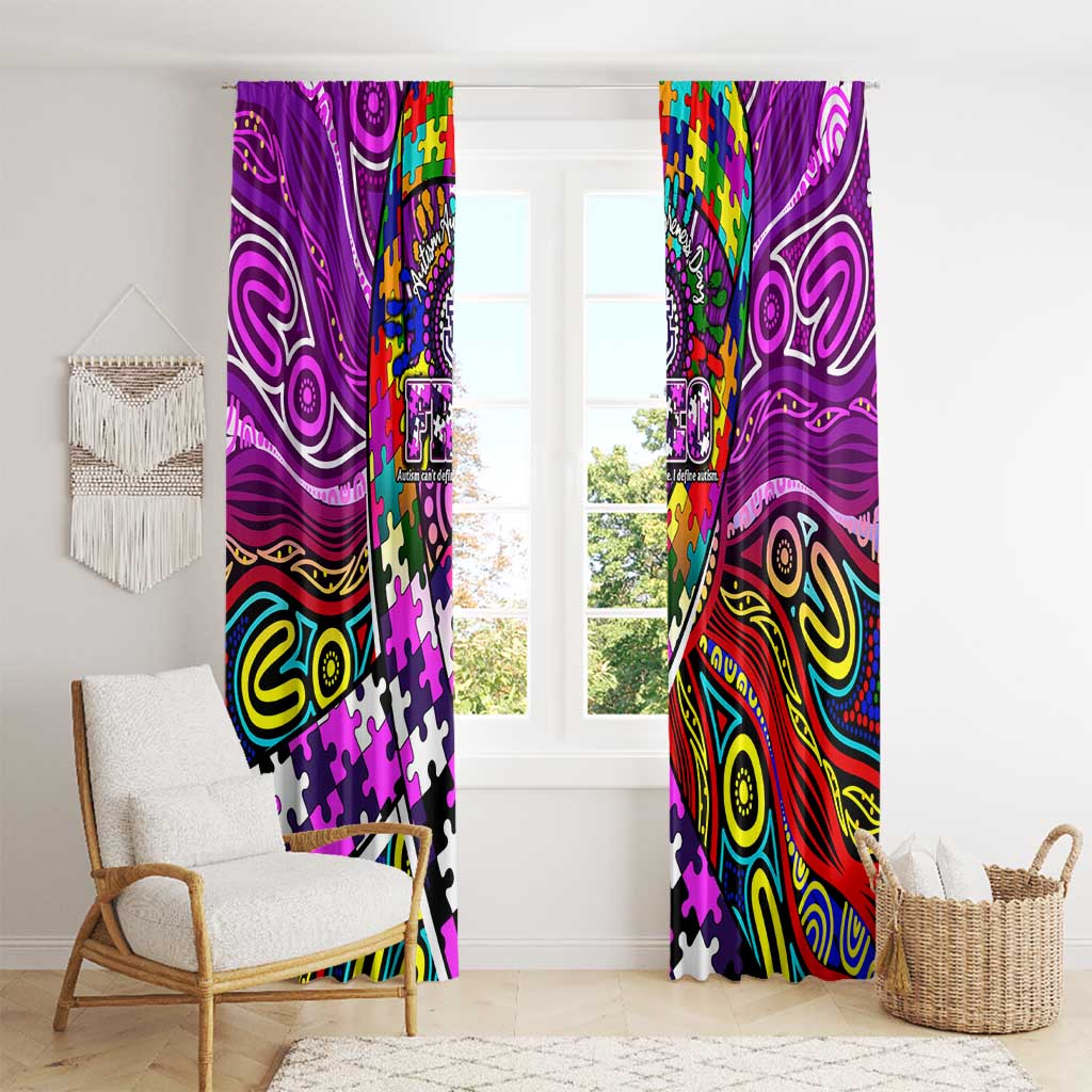 Autism Awareness Australia Fremantle Freo Window Curtain Aboriginal Indigenous Art