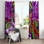 Autism Awareness Australia Fremantle Freo Window Curtain Aboriginal Indigenous Art