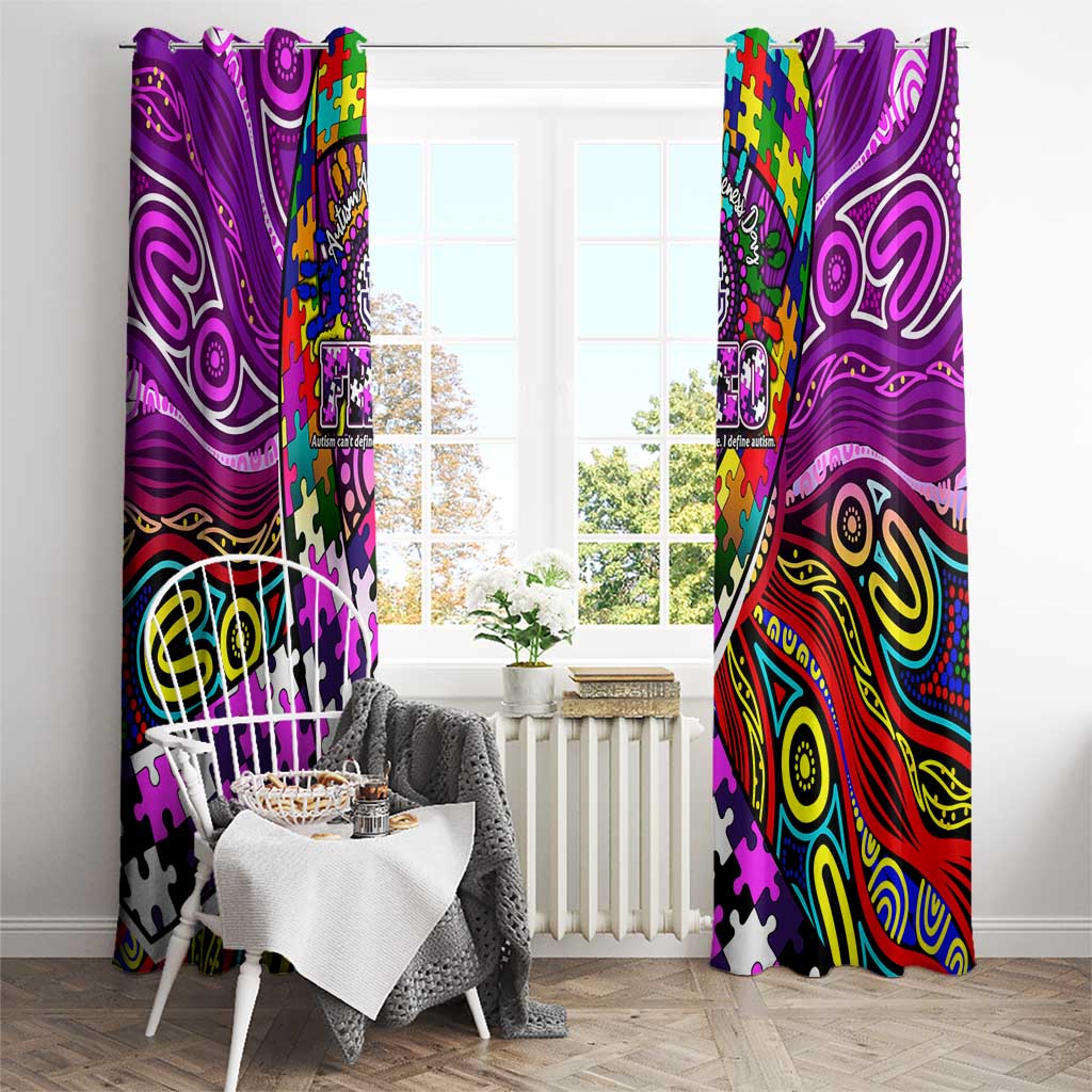 Autism Awareness Australia Fremantle Freo Window Curtain Aboriginal Indigenous Art