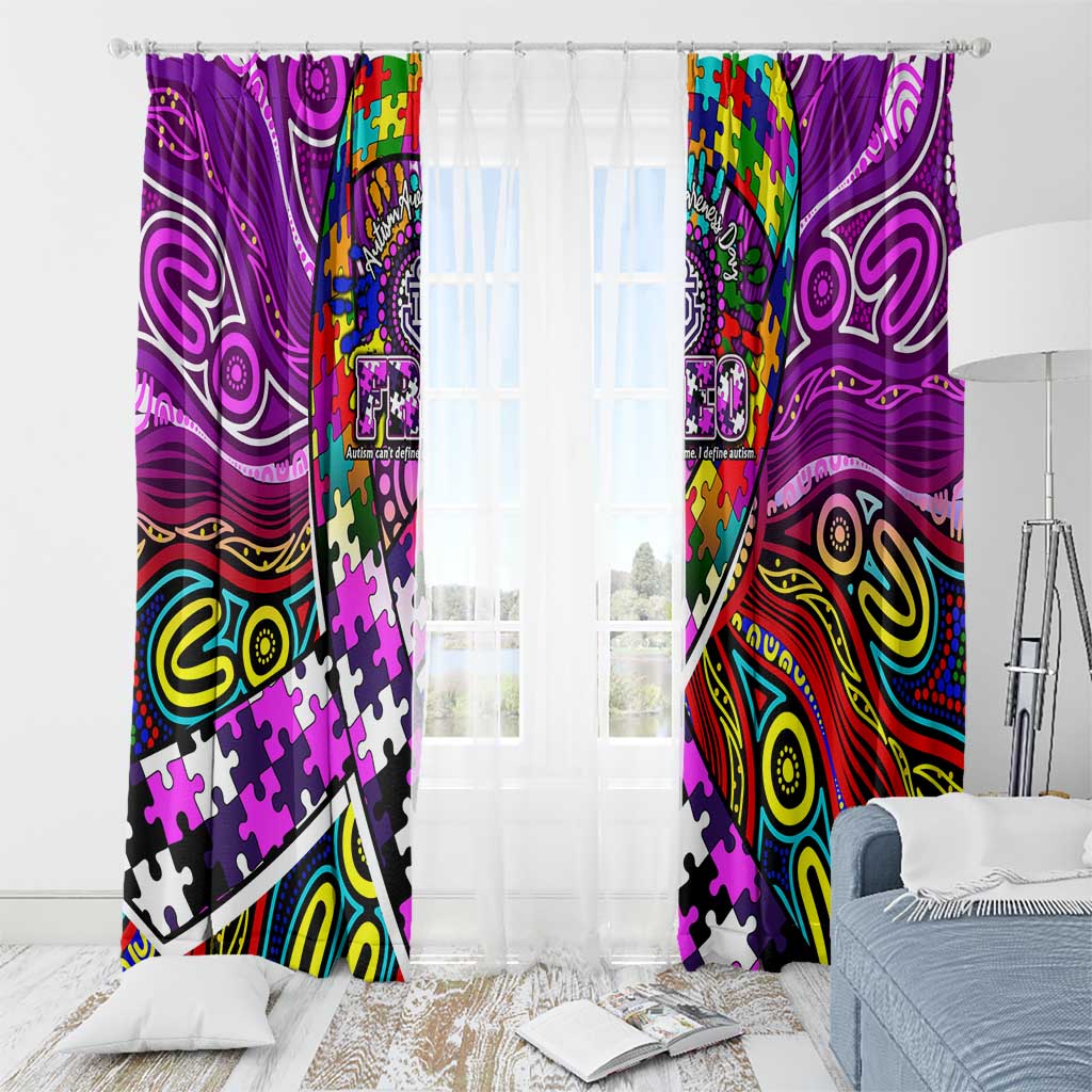 Autism Awareness Australia Fremantle Freo Window Curtain Aboriginal Indigenous Art