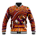 Custom Australia NAIDOC Week 2024 Baseball Jacket Brisbane Broncos Mascot Keep The Fire Burning