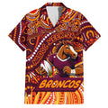Custom Australia NAIDOC Week 2024 Hawaiian Shirt Brisbane Broncos Mascot Keep The Fire Burning