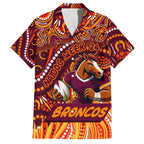 Custom Australia NAIDOC Week 2024 Hawaiian Shirt Brisbane Broncos Mascot Keep The Fire Burning