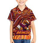 Custom Australia NAIDOC Week 2024 Hawaiian Shirt Brisbane Broncos Mascot Keep The Fire Burning