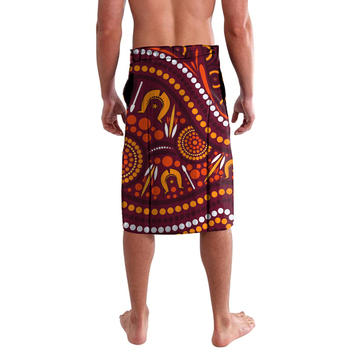 Custom Australia NAIDOC Week 2024 Lavalava Brisbane Broncos Mascot Keep The Fire Burning