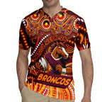 Custom Australia NAIDOC Week 2024 Rugby Jersey Brisbane Broncos Mascot Keep The Fire Burning