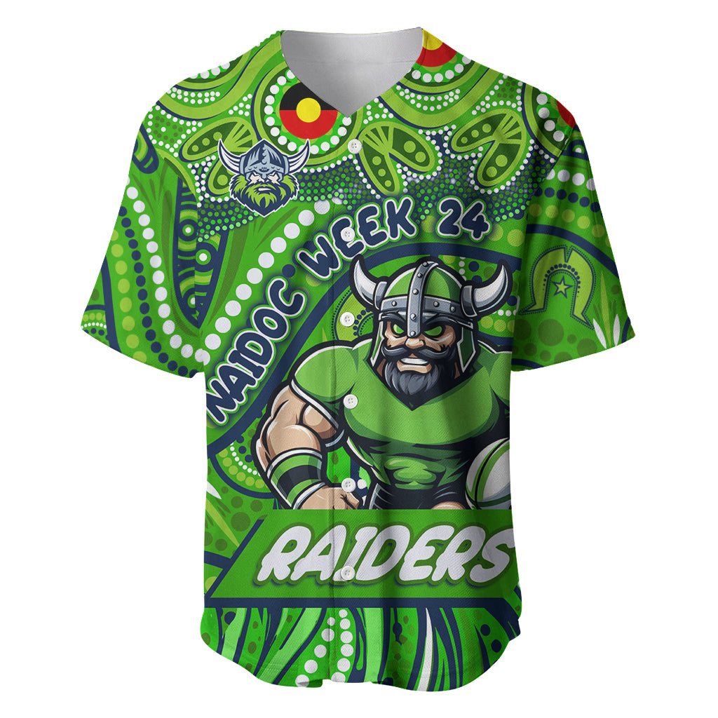 Custom Australia NAIDOC Week 2024 Baseball Jersey Canberra Raiders Mascot Keep The Fire Burning