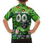 Custom Australia NAIDOC Week 2024 Hawaiian Shirt Canberra Raiders Mascot Keep The Fire Burning