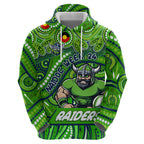 Custom Australia NAIDOC Week 2024 Hoodie Canberra Raiders Mascot Keep The Fire Burning