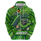 Custom Australia NAIDOC Week 2024 Hoodie Canberra Raiders Mascot Keep The Fire Burning