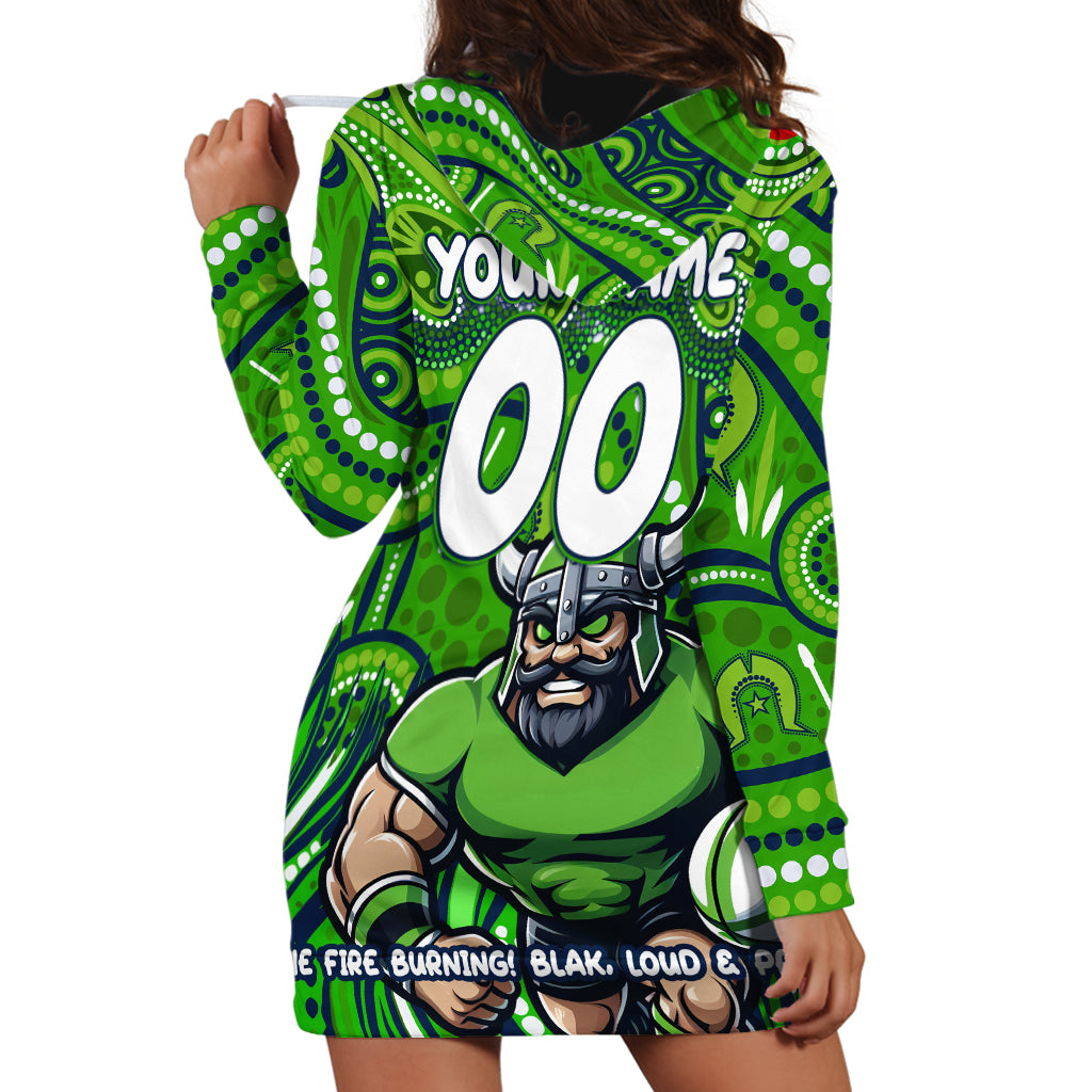 Custom Australia NAIDOC Week 2024 Hoodie Dress Canberra Raiders Mascot Keep The Fire Burning
