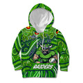 Custom Australia NAIDOC Week 2024 Kid Hoodie Canberra Raiders Mascot Keep The Fire Burning