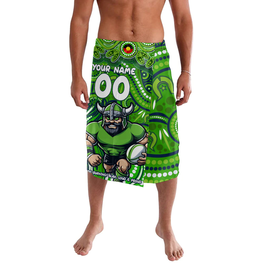 Custom Australia NAIDOC Week 2024 Lavalava Canberra Raiders Mascot Keep The Fire Burning