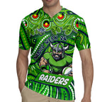 Custom Australia NAIDOC Week 2024 Rugby Jersey Canberra Raiders Mascot Keep The Fire Burning
