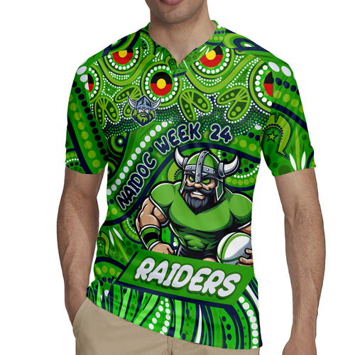 Custom Australia NAIDOC Week 2024 Rugby Jersey Canberra Raiders Mascot Keep The Fire Burning