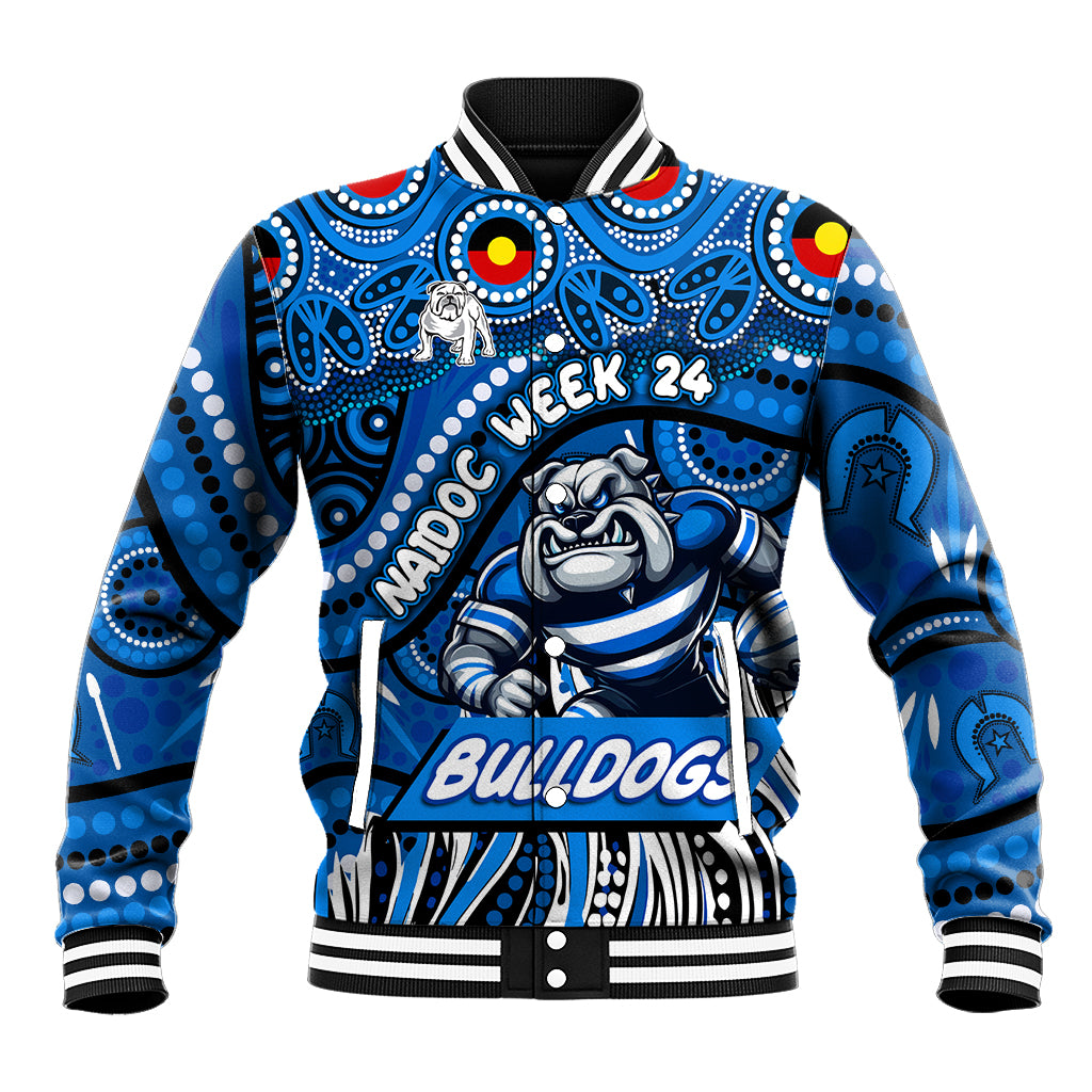 Custom Australia NAIDOC Week 2024 Baseball Jacket Bulldogs Mascot Keep The Fire Burning