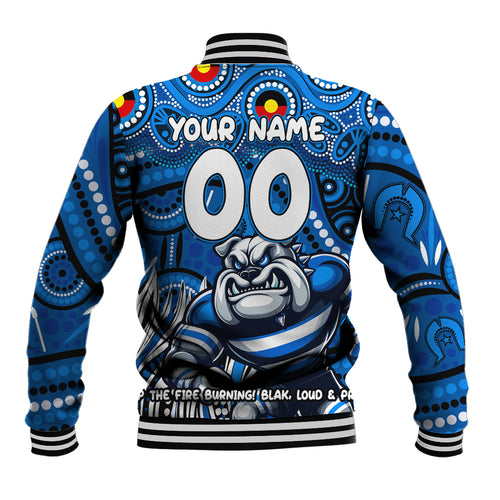 Custom Australia NAIDOC Week 2024 Baseball Jacket Bulldogs Mascot Keep The Fire Burning