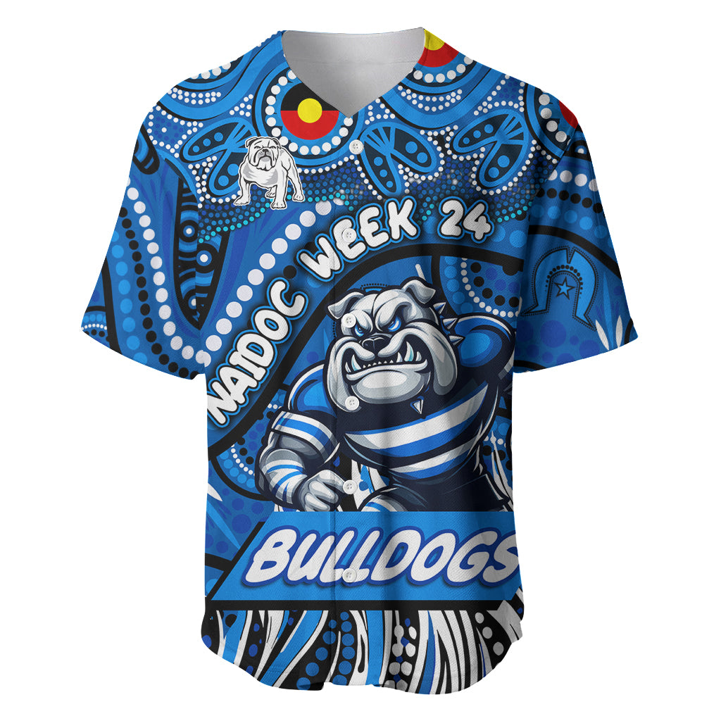 Custom Australia NAIDOC Week 2024 Baseball Jersey Bulldogs Mascot Keep The Fire Burning