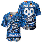 Custom Australia NAIDOC Week 2024 Baseball Jersey Bulldogs Mascot Keep The Fire Burning