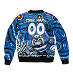 Custom Australia NAIDOC Week 2024 Bomber Jacket Bulldogs Mascot Keep The Fire Burning